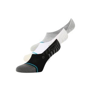 Stance Sportovní ponožky azurová modrá / šedá / černá / bílá