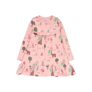 STACCATO Šaty hnědá / zelená / pink / růžová