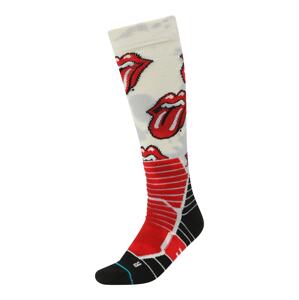 Stance Sportovní ponožky 'LICKS'  krémová / červená / černá