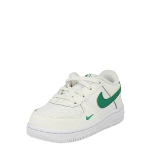 Nike Sportswear Tenisky 'Force 1' zelená / barva bílé vlny