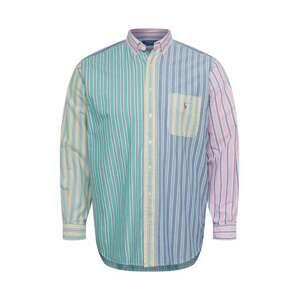 Polo Ralph Lauren Big & Tall Košile modrá / nefritová / pink / bílá