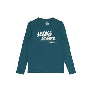 Jack & Jones Junior Tričko 'HUNTER'  světle žlutá / světle šedá / petrolejová / bílá