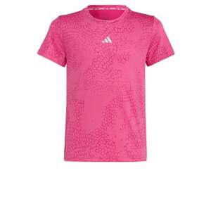 ADIDAS SPORTSWEAR Funkční tričko šedá / fuchsiová / tmavě růžová