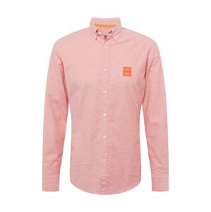 BOSS Orange Košile 'Mabsoot' oranžová / světle růžová
