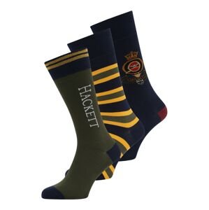 Hackett London Ponožky 'HERITAGE'  námořnická modř / medová / olivová / tmavě červená