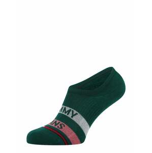 Tommy Hilfiger Underwear Ťapky  zelená / červená / bílá