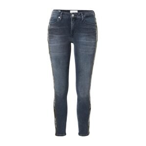 Calvin Klein Jeans Džíny  chladná modrá / černá / bílá