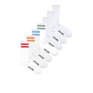 JACK & JONES Ponožky 'ELI'  mix barev / bílá