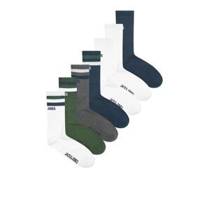 JACK & JONES Ponožky 'RODY'  námořnická modř / zelená / černá / bílá