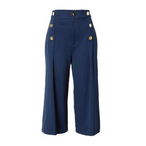 Lauren Ralph Lauren Kalhoty se sklady v pase 'DRAZIA' námořnická modř