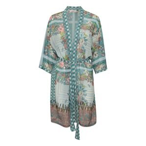 Cream Kimono 'Danica' nažloutlá / azurová modrá / světlemodrá / pastelově žlutá