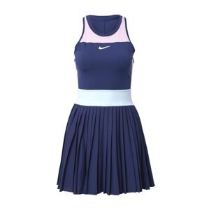 NIKE Sportovní šaty námořnická modř / pastelová modrá / pastelově růžová / bílá