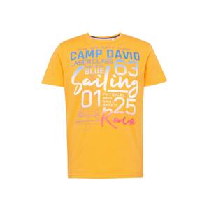 CAMP DAVID Tričko modrá / oranžová / růžová / červená / bílá