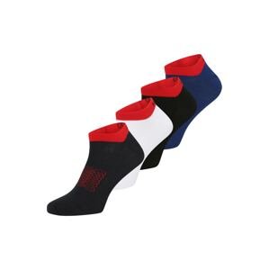 HUGO Ponožky  námořnická modř / červená / černá / bílá