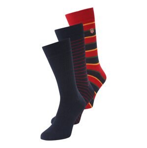 GANT Ponožky  marine modrá / žlutá / jedle / rubínově červená