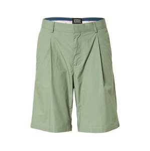 SCOTCH & SODA Kalhoty se sklady v pase pastelově zelená