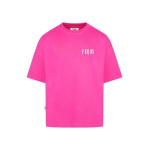 Pequs Tričko pink / bílá