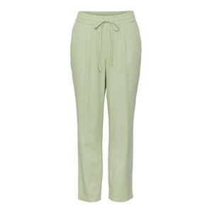 VERO MODA Kalhoty se sklady v pase 'Jesmilo' pastelově zelená