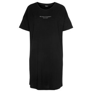 BUFFALO Noční košilka černá / bílá