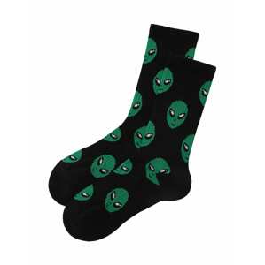 Pull&Bear Ponožky  zelená / černá / bílá