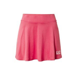 EA7 Emporio Armani Sportovní sukně  pink / bílá