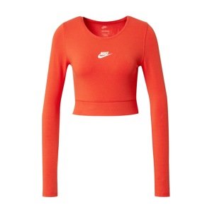 Nike Sportswear Tričko 'Emea'  oranžová / bílá
