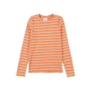 Vero Moda Girl Tričko 'LU TICA' mandarinkoná / růžová / bílá