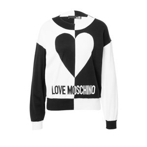 Love Moschino Svetr  černá / bílá