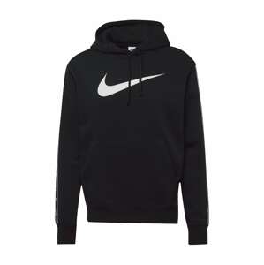 Nike Sportswear Mikina 'Repeat' tmavě šedá / černá / bílá