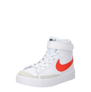 Nike Sportswear Tenisky 'Blazer 77' tělová / oranžově červená / černá / bílá