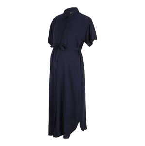Vero Moda Maternity Košilové šaty 'Bumpy' námořnická modř