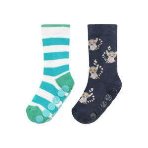 EWERS Ponožky námořnická modř / petrolejová / mix barev / bílá