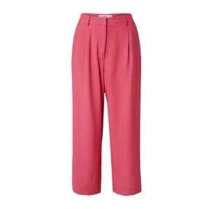ICHI Kalhoty se sklady v pase 'ZOTI' pink