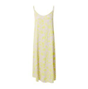 mazine Letní šaty 'Amaya' svítivě žlutá / lenvandulová