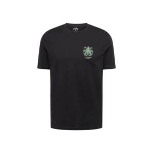 BILLABONG Funkční tričko 'FAUNA' trávově zelená / meruňková / černá