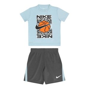 Nike Sportswear Sada světlemodrá / šedá / oranžová / bílá