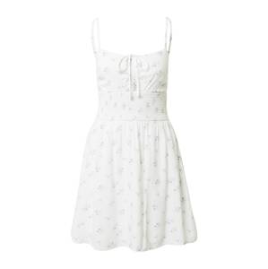 HOLLISTER Letní šaty azurová / světlemodrá / pastelově zelená / bílá