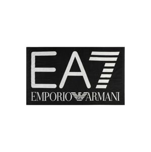 EA7 Emporio Armani Ručník  černá / bílá