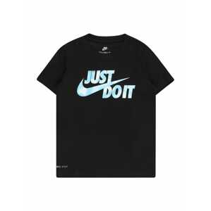 Nike Sportswear Tričko 'ALL DAY PLAY' světlemodrá / černá / bílá