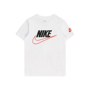 Nike Sportswear Tričko 'STATIC FUTURA' světle červená / černá / bílá