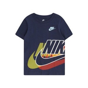 Nike Sportswear Tričko námořnická modř / žlutá / červená / bílá