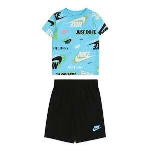 Nike Sportswear Joggingová souprava 'ACTIVE JOY'  světlemodrá / zelená / černá / offwhite