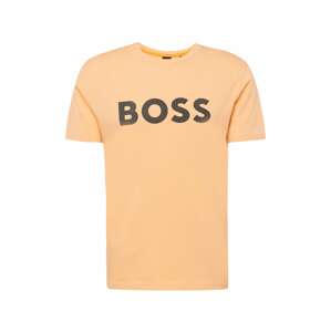 BOSS Orange Tričko 'Thinking 1' jasně oranžová / černá