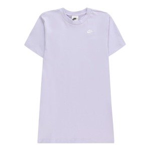 Nike Sportswear Šaty pastelová fialová / bílá