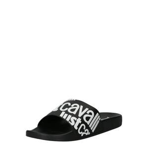 Just Cavalli Plážová/koupací obuv 'FONDO' černá / bílá