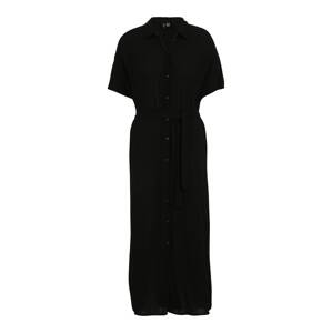 Vero Moda Tall Košilové šaty 'Menny' černá