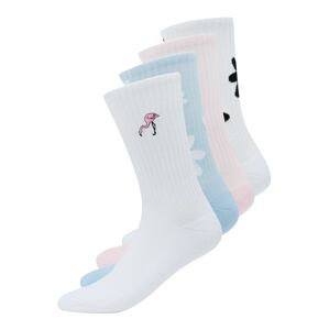 HOLLISTER Ponožky  světlemodrá / pastelově růžová / černá / bílá