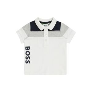 BOSS Kidswear Tričko noční modrá / šedý melír / bílá