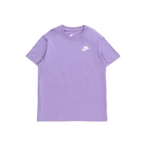 Nike Sportswear Tričko světle fialová / bílá