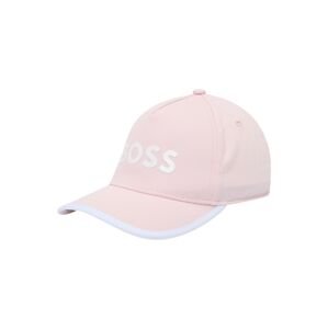 BOSS Kidswear Klobouk růžová / bílá